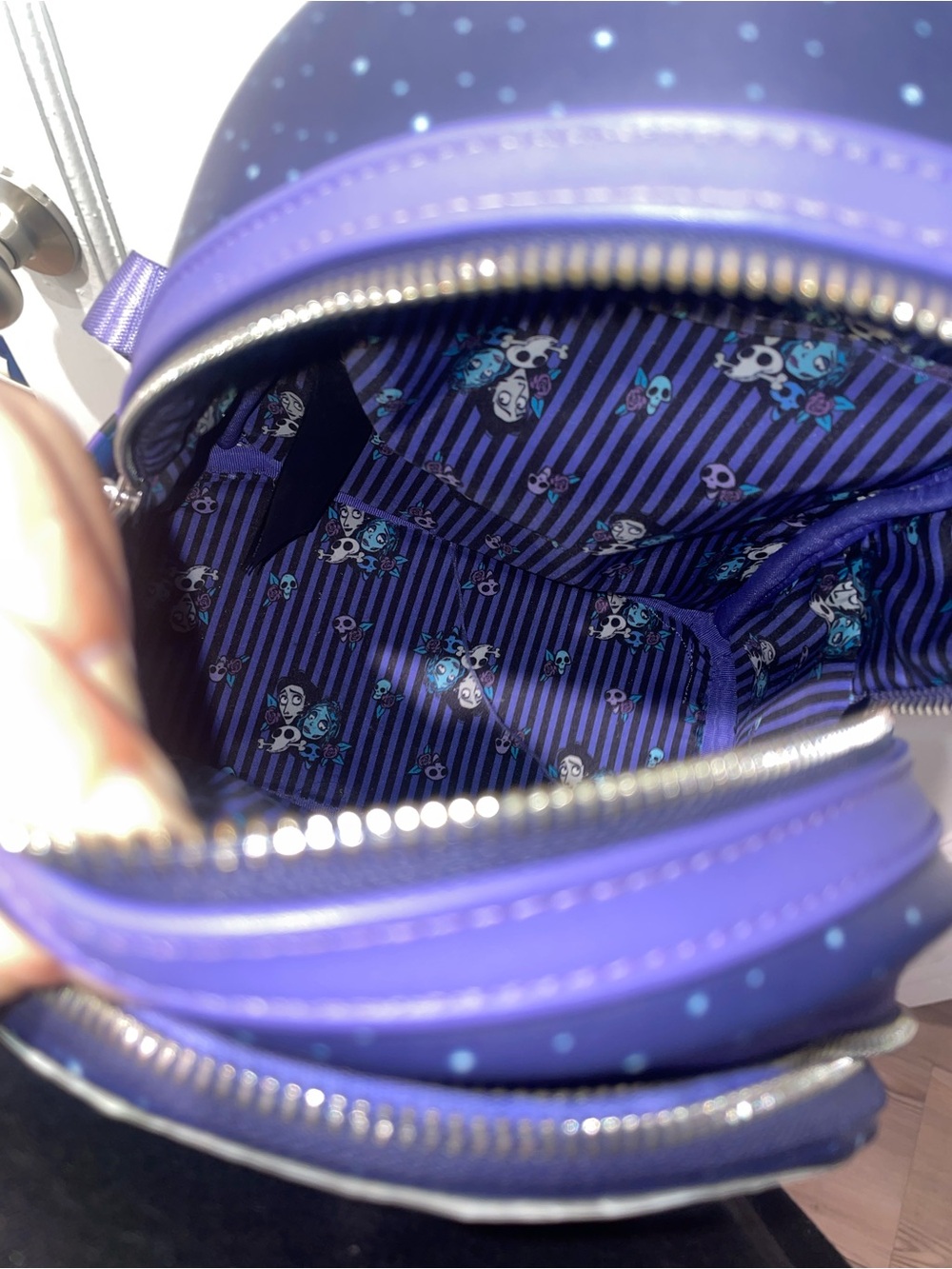 🖤🦋Loungefly Tim Burton's Corpse Bride Mini Backpack 🖤🦋 - Picture 7 of 12